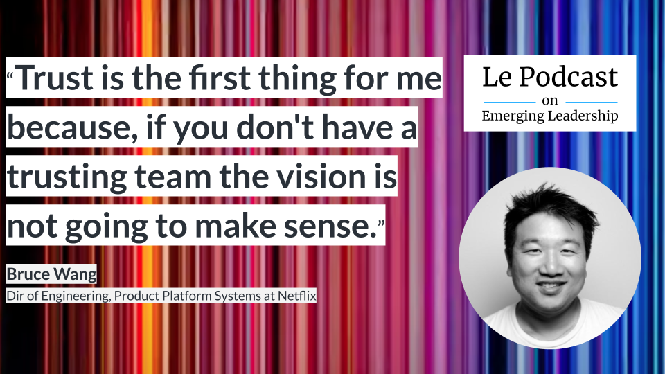 Quote from Bruce Wang on trust, excellence, and customer delight
