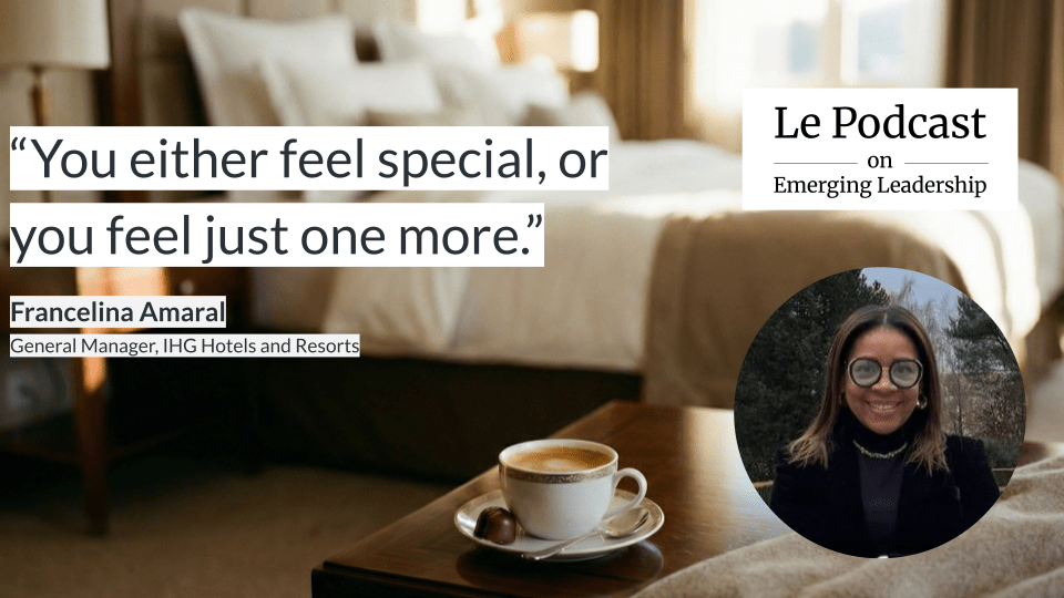 Pull quote from the episode with Francelina Amaral