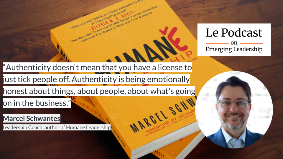 Pull quote from the episode with Marcel Schwantes