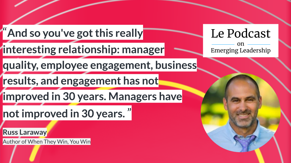 Quote from Russ Laraway on career conversations