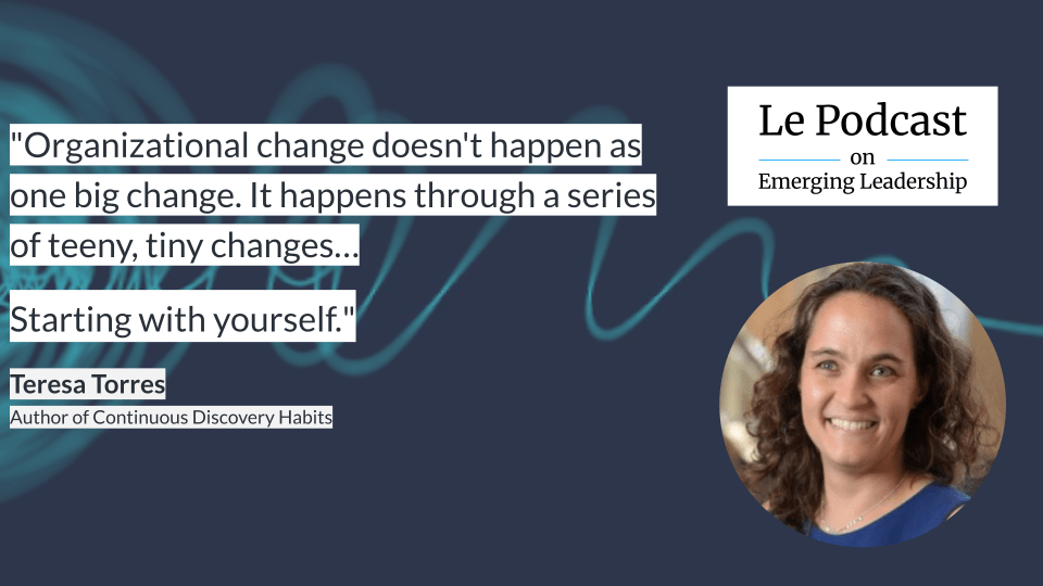 Pull quote from the episode with Teresa Torres