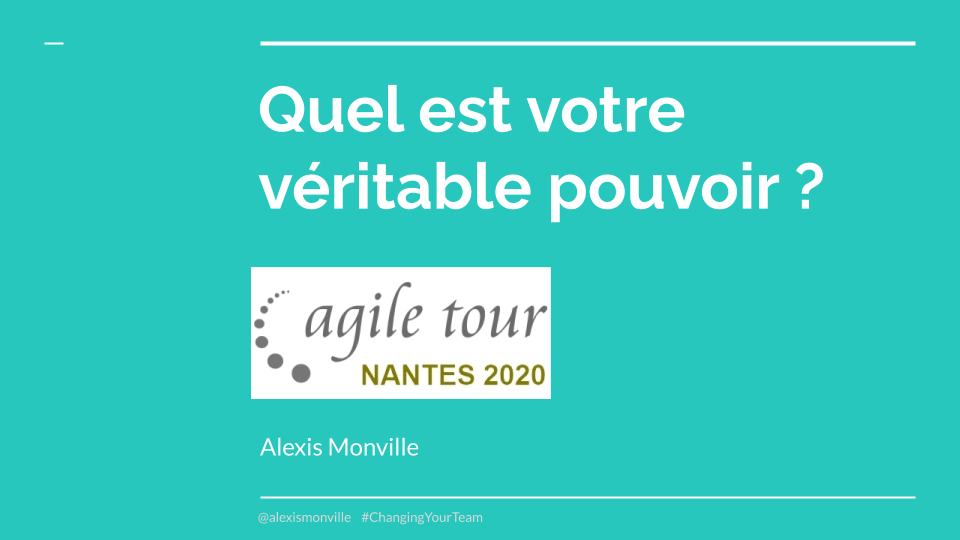 Keynote Agile Tour Nantes 2020